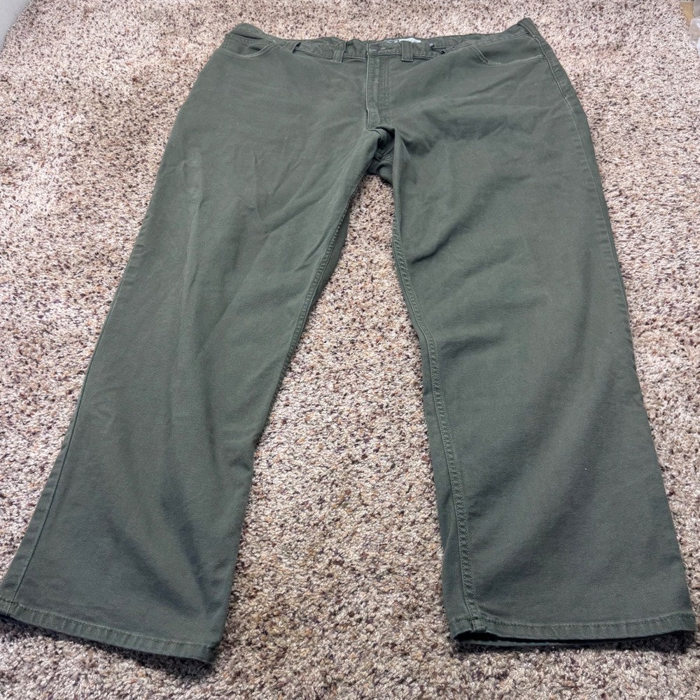 Carhartt Relaxed Fit Rugged Flex‎ Work Pants Khaki Cargo Pockets Men 44x32